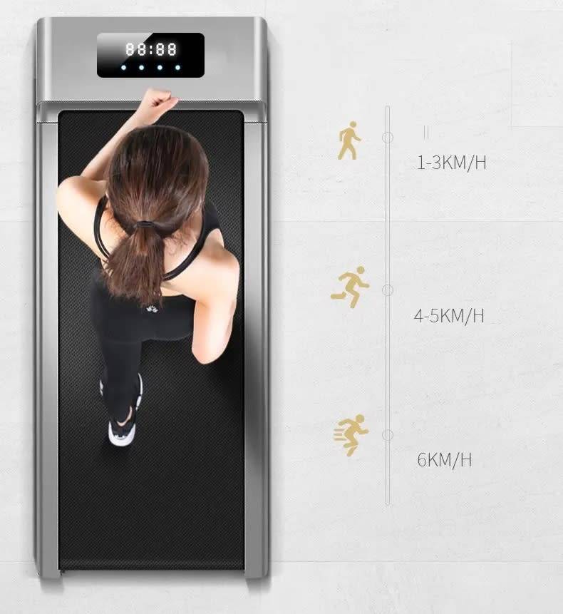 Tecno Train TM2001 Walking Jogging Pad Under Desk Portable Treadmill 2024 Upgraded Mod 1.5hp