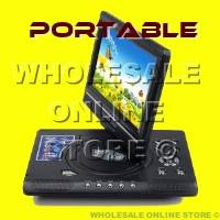 7,8" Portable Swivel DVD with TFT LCD Screen TV Player