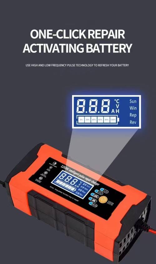 12V 10A 24V 5V Pulse Repair Smart Detection Battery Charger