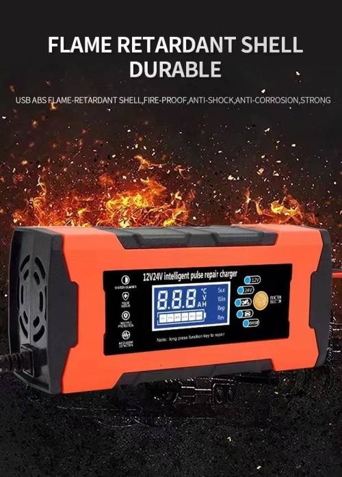 12V 10A 24V 5V Pulse Repair Smart Detection Battery Charger