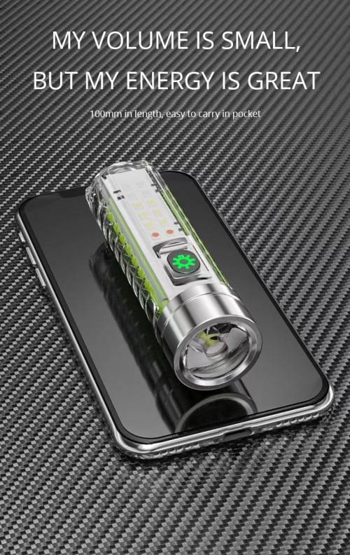 Ziguang Banknote Detector Mini Multi-Functional Flashlight Fluorescent Work Lamp