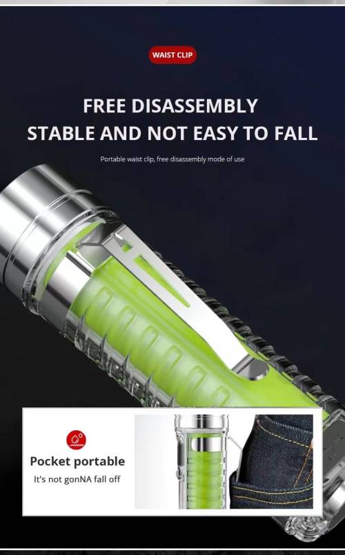 Ziguang Banknote Detector Mini Multi-Functional Flashlight Fluorescent Work Lamp