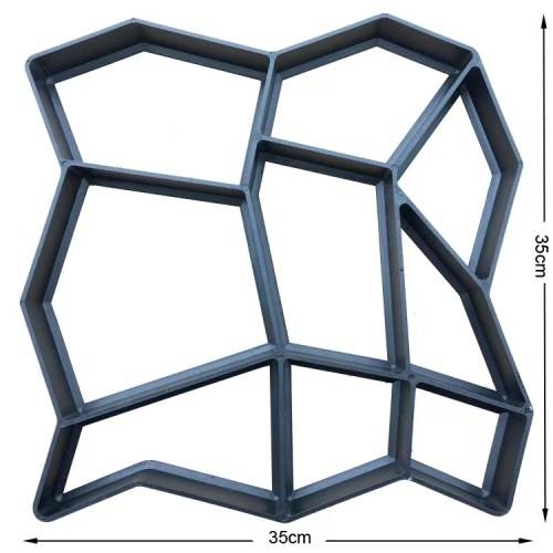 Concrete Pour Model DIY Plastic Floor Tile Mold 10 per piece