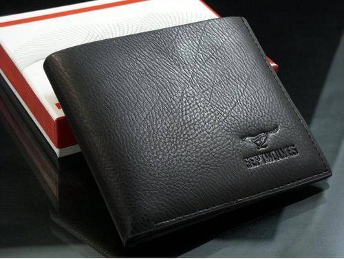 Mens High Quality genuine cow Leather Wallet - Septwolves