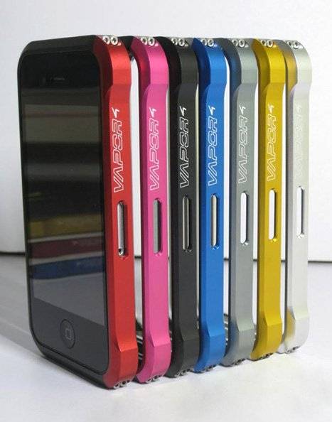Aluminum Element case Vapor 4 Bumper Case for iPhone 4 & 4S