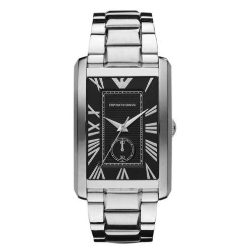 **Valentines Gift**AR1608 - Armani Men's Steel Rectangular Watch***R4500***ONLY 1 IN STOCK***
