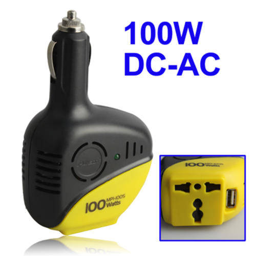 100W DC 12V to AC 110V / 220V Power Inverter, Support USB Ports