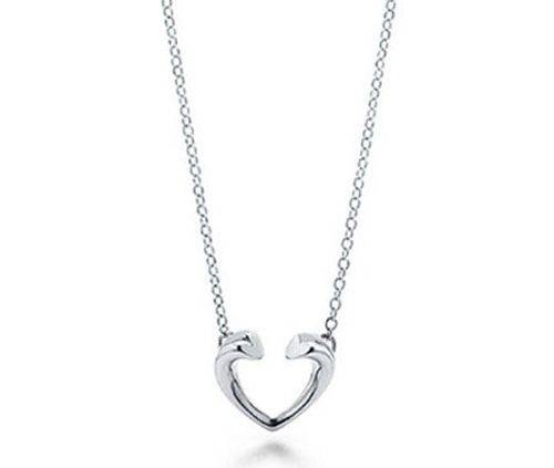 Silver Open Heart Necklace / Nickle free anti-allergic ***MSRP R700***