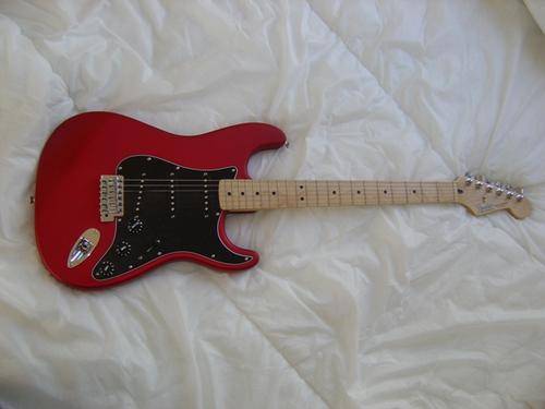 Fender Stratocaster and Marshall Amp