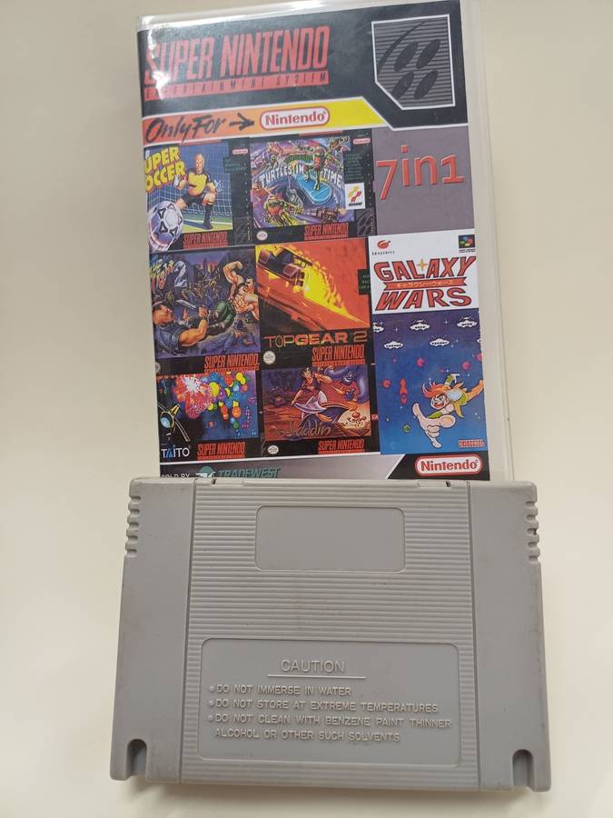 Super 7 in one for Super Famicom (Bootleg)