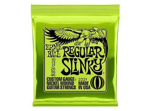 Guitar Electric Strings Ernie Ball 2221 Nickel Wound Regular Slinky (Ships Immediately)