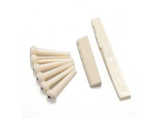 Guitar: Repair Kit, (Bridge Pins, Saddle and Nut)