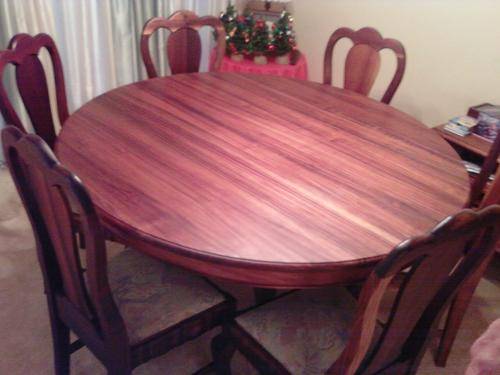 6 seater blackwood diningroom suite