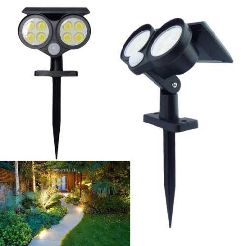 Multifunctional Double Headed Solar Wall lamp