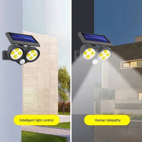 Multifunctional Double Headed Solar Wall lamp