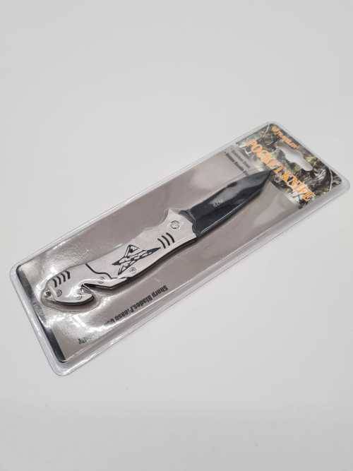 Silver Slim Pocket Knife