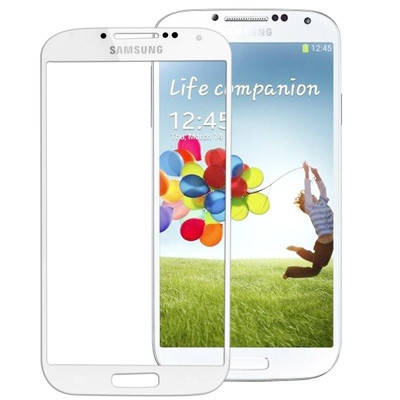 Original Front Screen Outer Glass Lens for Samsung Galaxy S4 / S IV / i9500 (White)