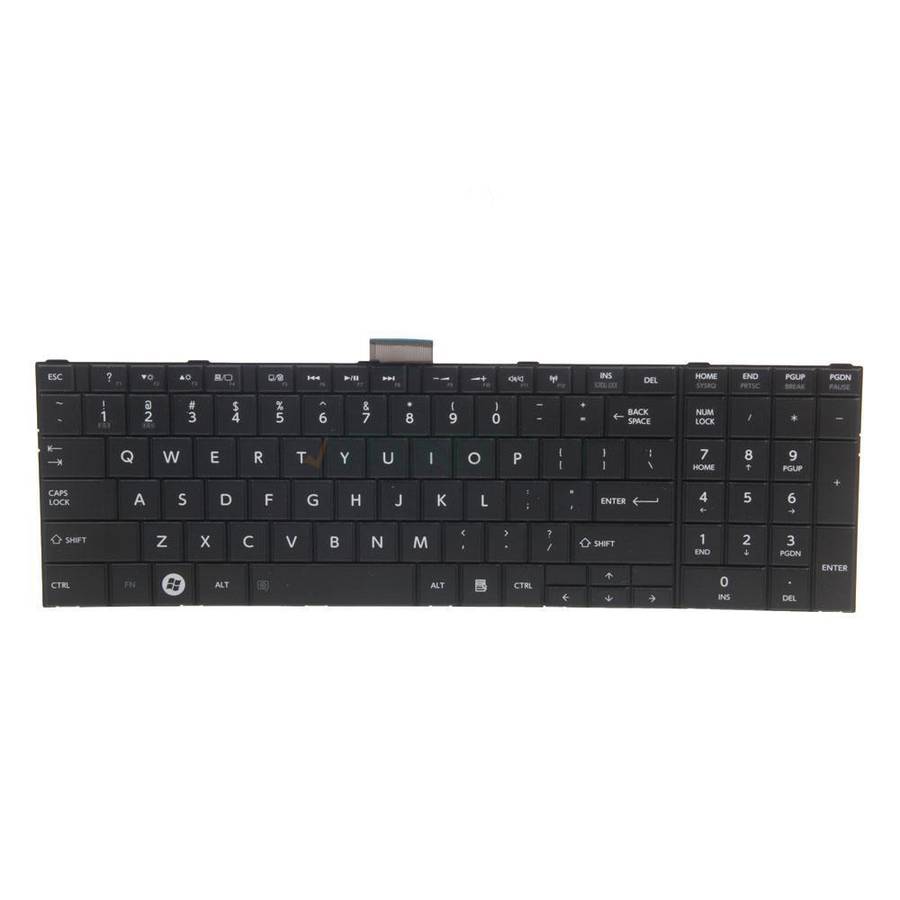 Replacement Keyboard for Toshiba Satellite C850 C850D C870D Black Laptop HK