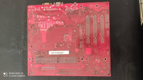 MSI LGA478  Motherboard + Intel Pentium 4 @ 2.8GHz CPU *** Untested Sold as is***Dirty** #0006