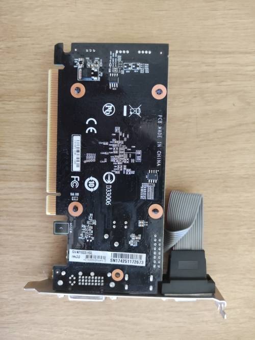 Gigabyte Nvidia Geforce GT710 1GB GDDR3**Free Shipping**HDMI**VGA**DVI**