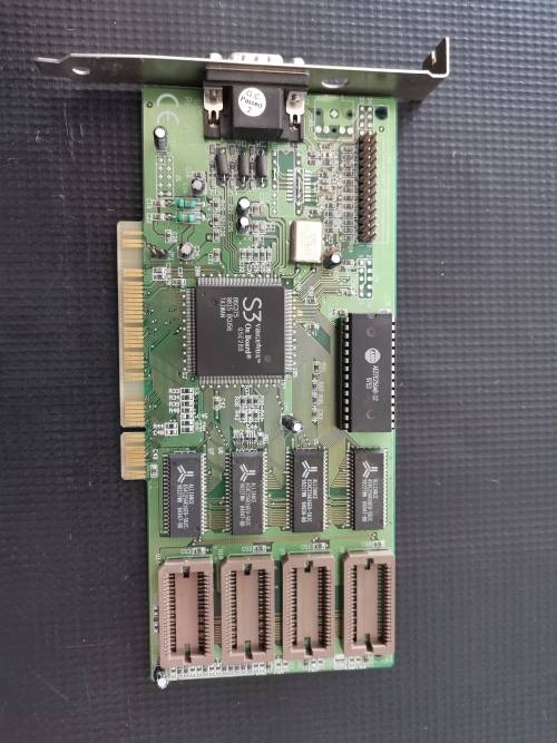 Super Rare and very Old **S3 ViRGE/DX On Board**PCI Graphics card **Low Low Shipping R70