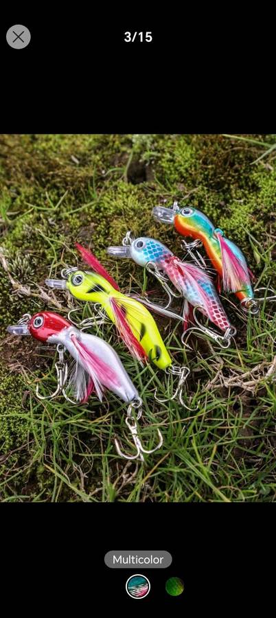 4pc Fishing baits