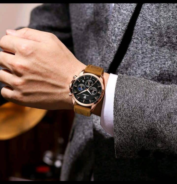 **Relist**Only 1 remaining ***Poedagar leather watch...