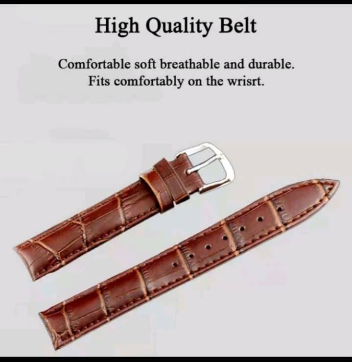 **Poedagar **crocodile embossed fabric strap