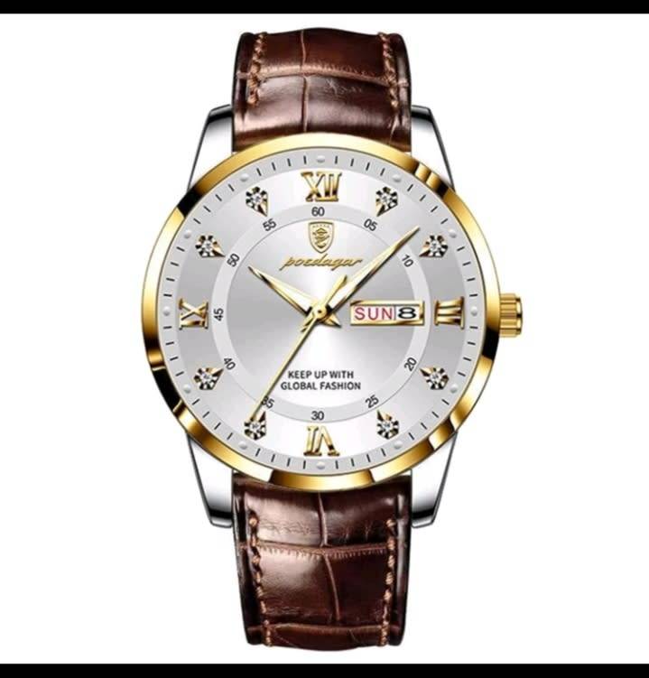 **Poedagar **crocodile embossed fabric strap