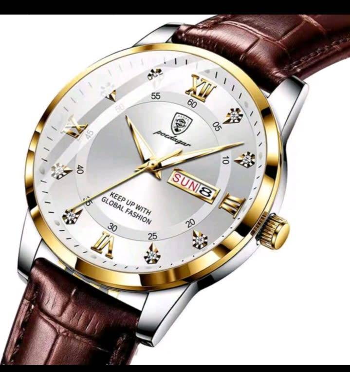 **Poedagar **crocodile embossed fabric strap