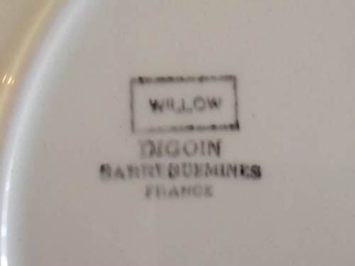 Willow Digoin Sarrequemines -  France -  Large plate