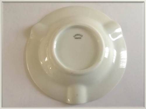 Mid 20th century Limoges ` Monaco  - le Palais` gilt ashtray