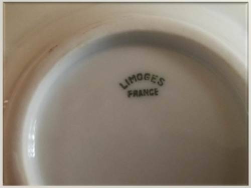 Mid 20th century Limoges ` Monaco  - le Palais` gilt ashtray