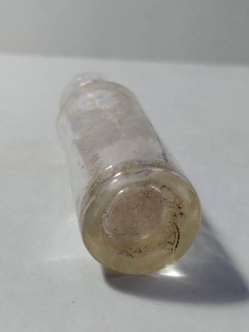 Miniature glass bottle