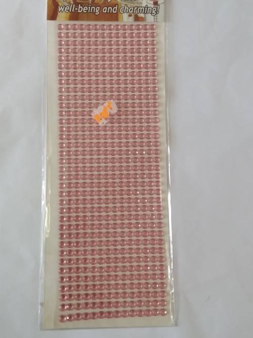 Self-adhesive rhinestone crystals/beads - 6mm