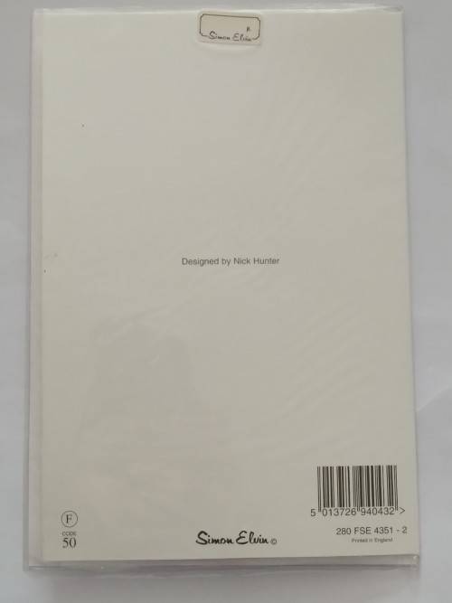 Clearance Sale - Fathers Day Card (Embossed)  +  Envelope  20cm x 14cm