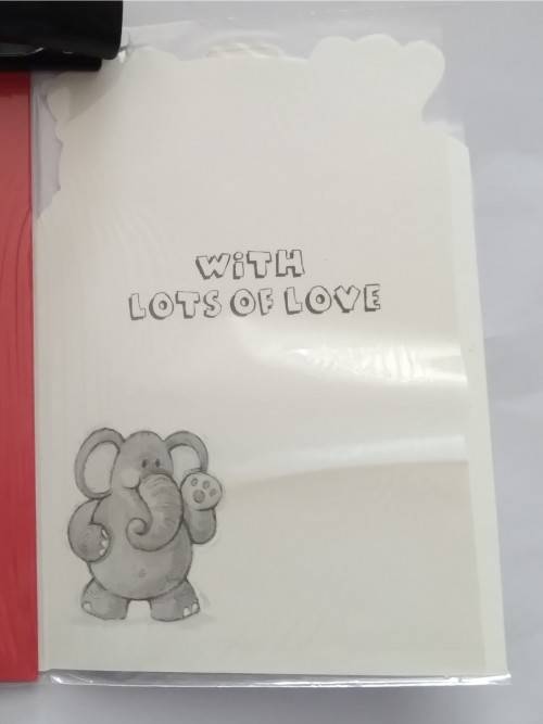 Clearance Sale - Fathers Day Card (Embossed)   +  Envelope  20cm x 14cm