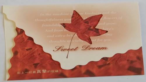 Clearance Sale - General Card  +  Envelope   13cm x 10cm