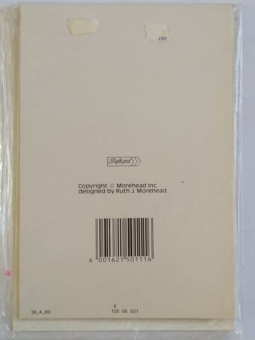 Clearance Sale - Vrou met baba geboorte kaart + Koevert   19cm x 11.5cm