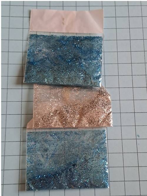 Lot of Glitter -  Silver  +  Blue