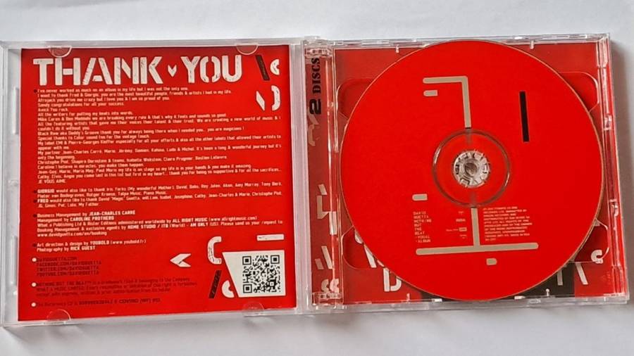Double CD -  David Guetta  - Nothing but the beat - 2011