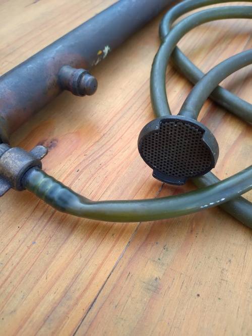 Vintage Brass Water/Pesticide Sprayer with Wooden Handle