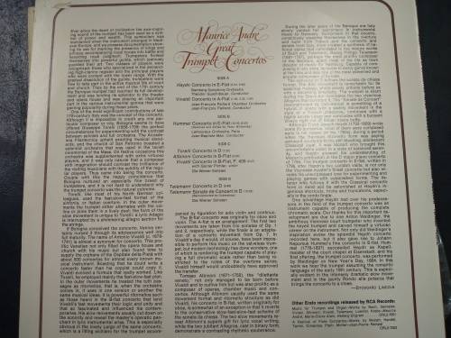 Maurice André Great Trumpet Concertos double LP