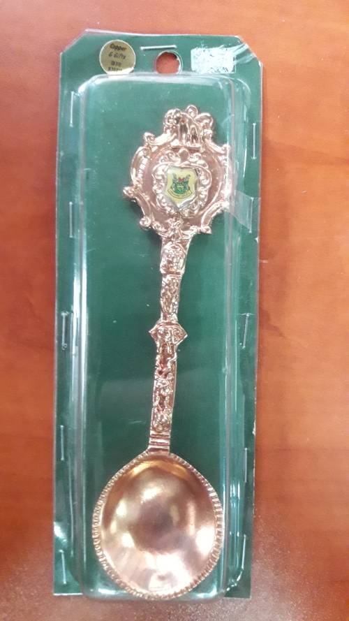 Copper Johannesburg Souvenir Spoon 17cm (QC0911)
