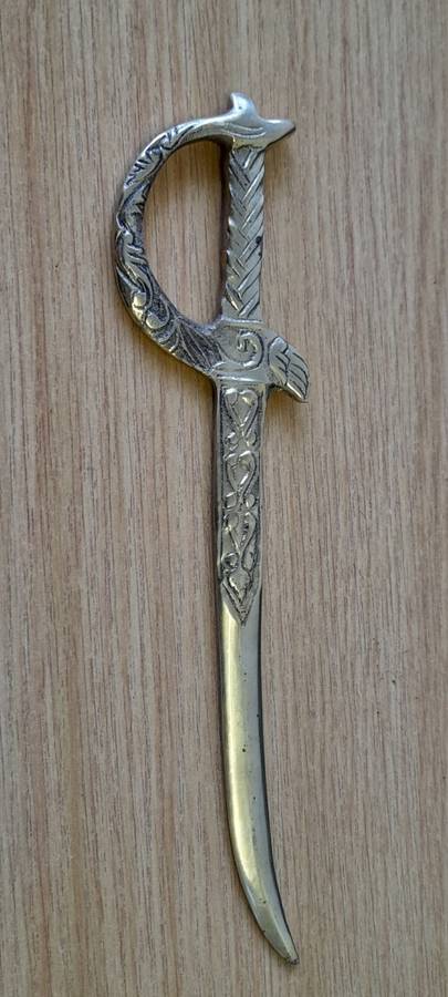 Brass Sword Envelope Opener (QC0092)