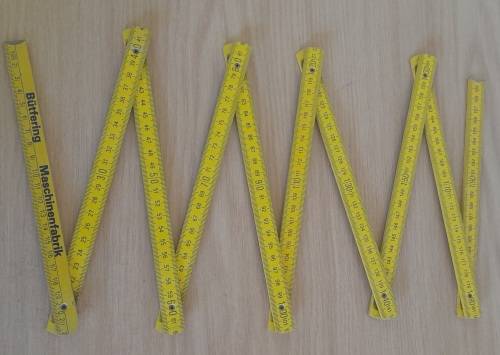 Wooden 2m Folding Ruler