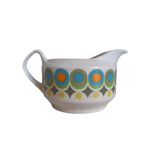Vintage Potesa Ironstone Gravy Jug Apolo Theme