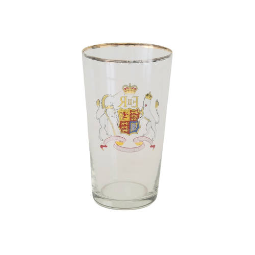 Vintage 1953 Queen Elizabeth II Coronation Glass