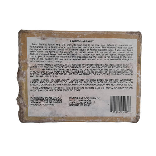 Vintage Penn Jigmaster 500 Reel