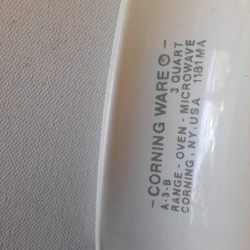 Pyrex A3B Casserole Dish with Glass Top (QC0786)